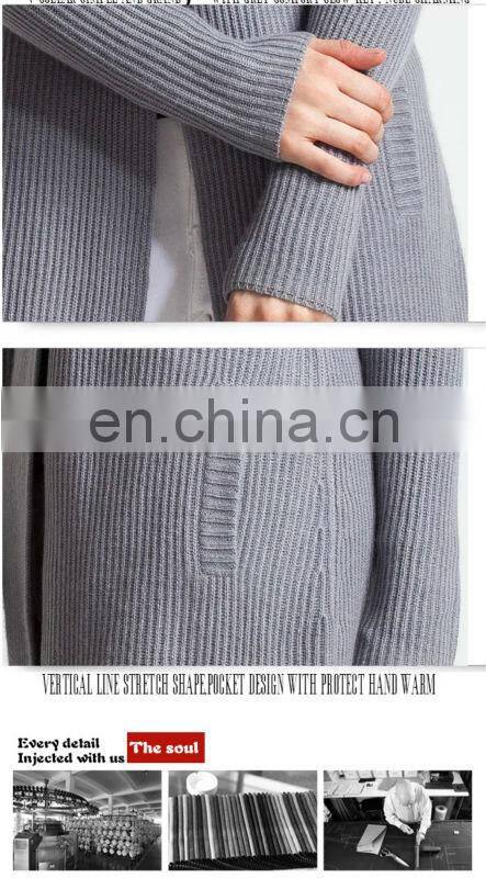 2014 New Design cashmere sweater coat