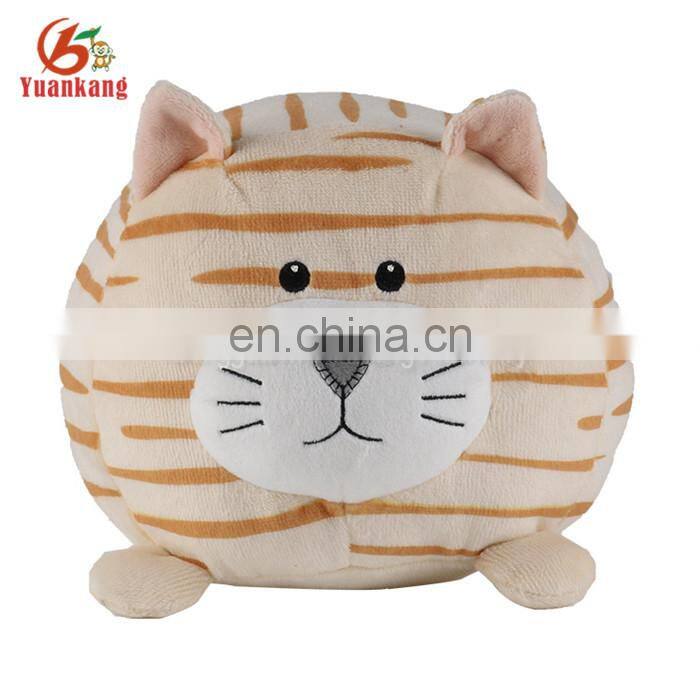 plush round shaped leopard cute stuffed animals cat toy
