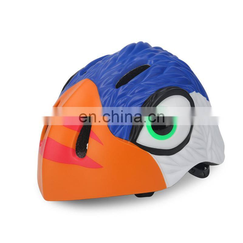 Factory direct sale animal style children bike helmet for kids
