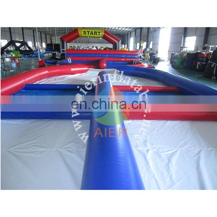 Fashion inflatable sport equipment for kids and adult grass ball runway inflatable air sport games for wholesale