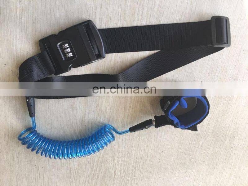 amazon Baby Child Anti-Lost Wrist leash and Adjustable Waist Belt/Waistband with Safety Combination Lock Security Wire Rope