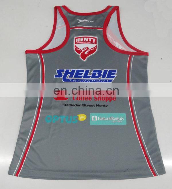 Gym singlets Any Logo Team running singlets , sublimated running singlets Oem service