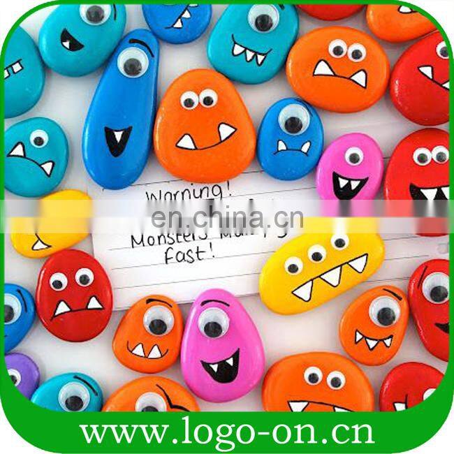 Oval shape plastic movalbe Googly eyes