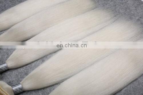 Shandong Yotchoi Hair White Light Blond Colour Remy Hot Hair Extensions For White Women