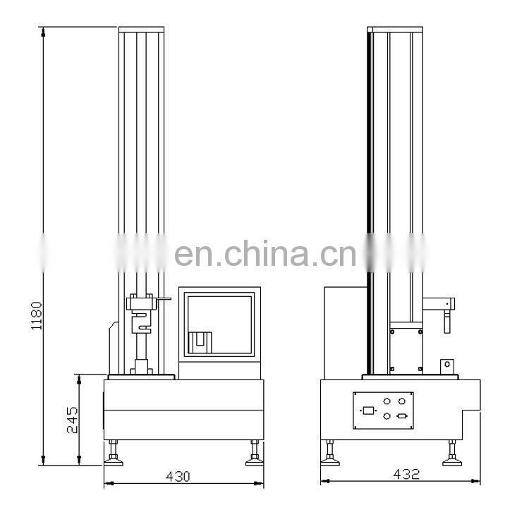 Digital Type 500N Garment Button Pull Out Test Equipment