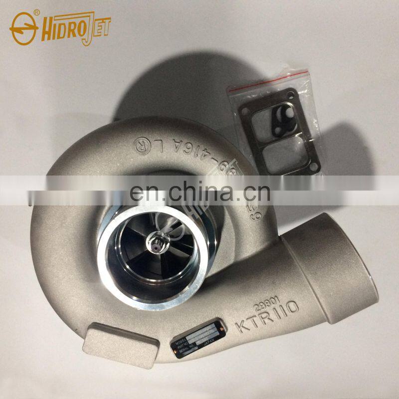 HIGH Quality Oil Cooled Turbo KTR110 Turbocharger 6505-55-5220 KTR110G-G44E turbocharger