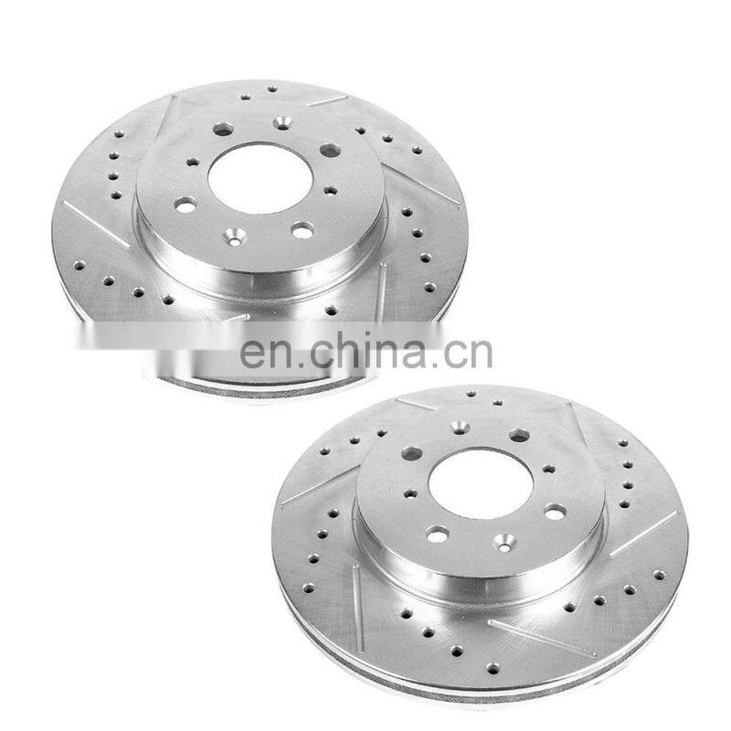 Front & Rear Brake Disc Rotors Ceramic Pads For 1999 2000 HONDA CIVIC Si COUPE 45251S5DA10 45251SCC901