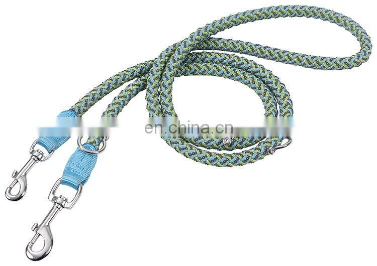 Manufacture Sell High Quality Nylon Pet Double Dog Collar Leash Material