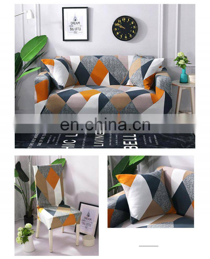 Amazon Hot Sell Stretch Slipcovers Sofa Elastic Universal Sofa Cover Single Loveseat Couch Cover  for Pets