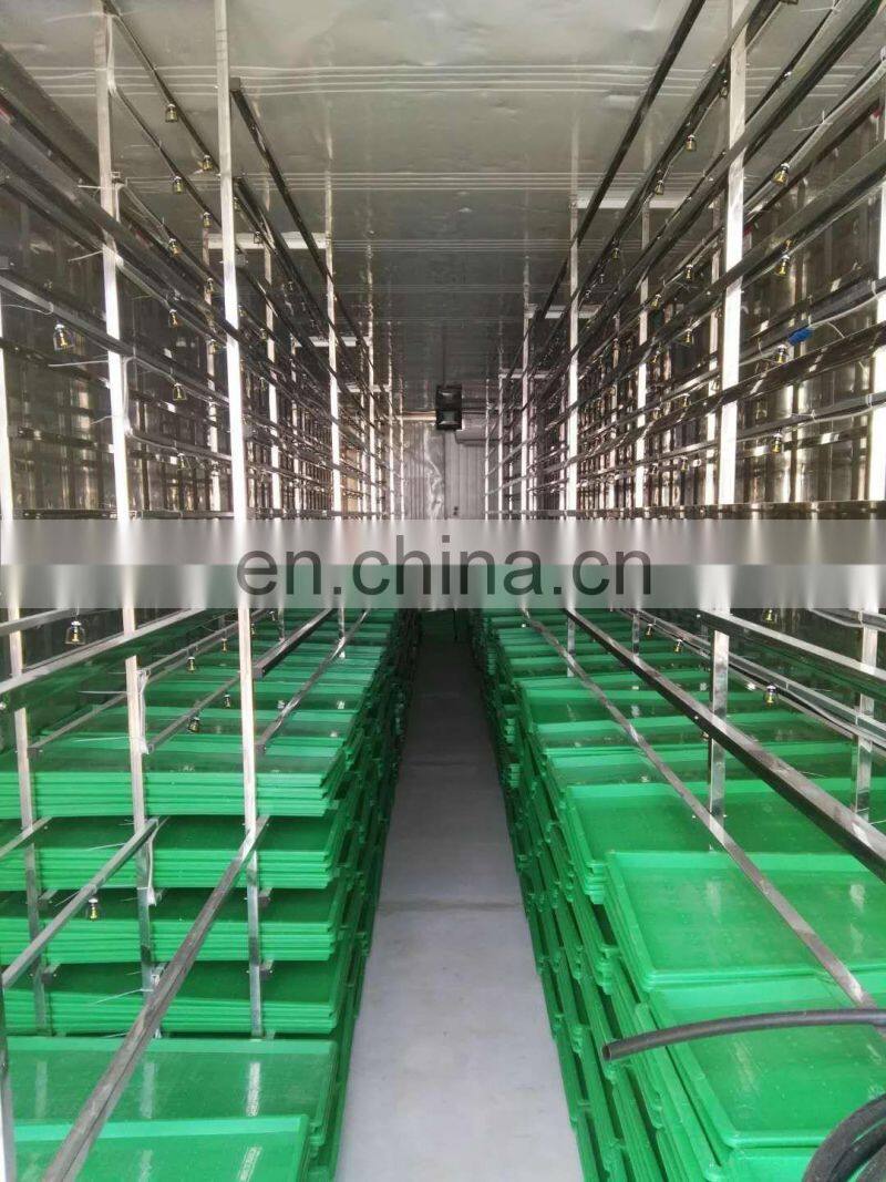 1500kg/day capacity cow/sheep feed wheat/barley hydroponic fodder container/machine