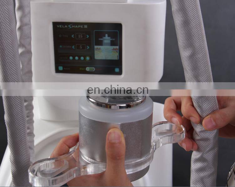 Factory Price Vacuum Roller RF Massage With Cavitation Velashape Slimming Machine
