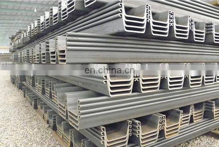 Tangshan hot rolled steel sheet piles with Z U type