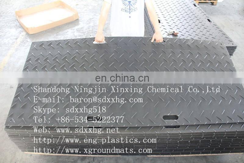 Temporary Protective Floor Coverings/HDPE ground protection mat/construction track road mat,Plastic Ground Cover Mats/Heavy Duty