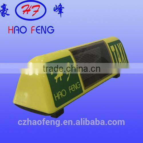 taxi for hire /hired / on call taxi led display top light box