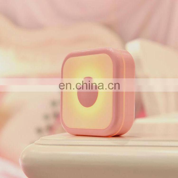 Rechargeable Square Led Cabinet Light wireless installation motion PIR sensor portable wardrobe cupboard closet desk lamp