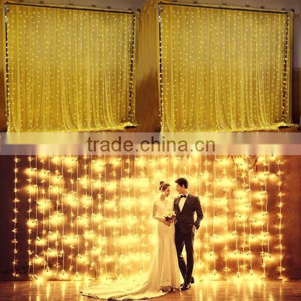 Window Lights, Window Curtain Icicle Lights, 8 Modes, String Fairy Light, Linkable Design, Warm White, for Valentine's DayHNL099