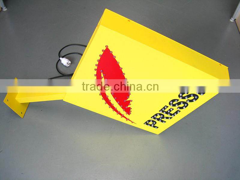 outdoor advertising led presse sign for newsagency from liyi