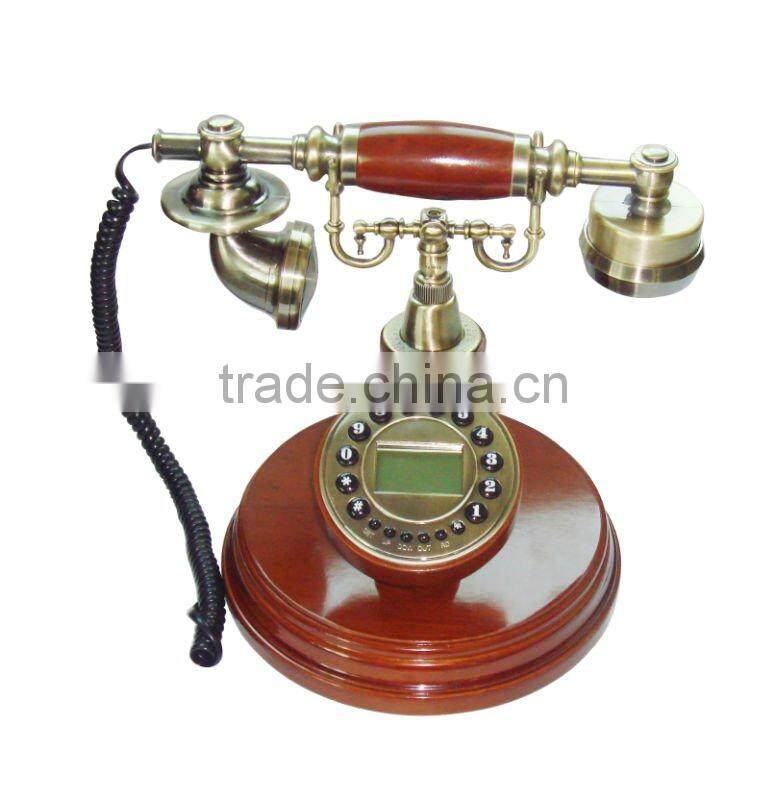 Elegant Wooden antique telephone,retro phone