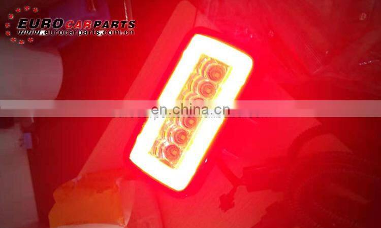 W463 rear bumper light fit for G-class W463 G500 G55 G63 tail light black and red LED g class rear bumper fog lamp