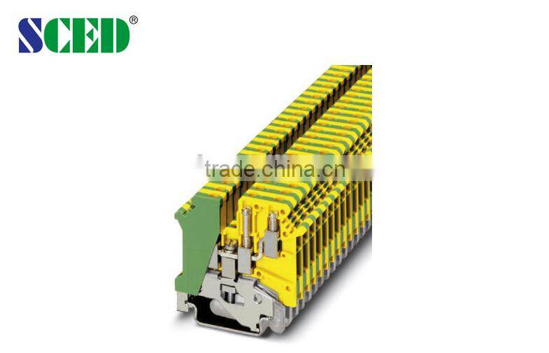 Phoenix Type Screw Grounding Wire Terminal Blocks Connectors TR-KG5N-01