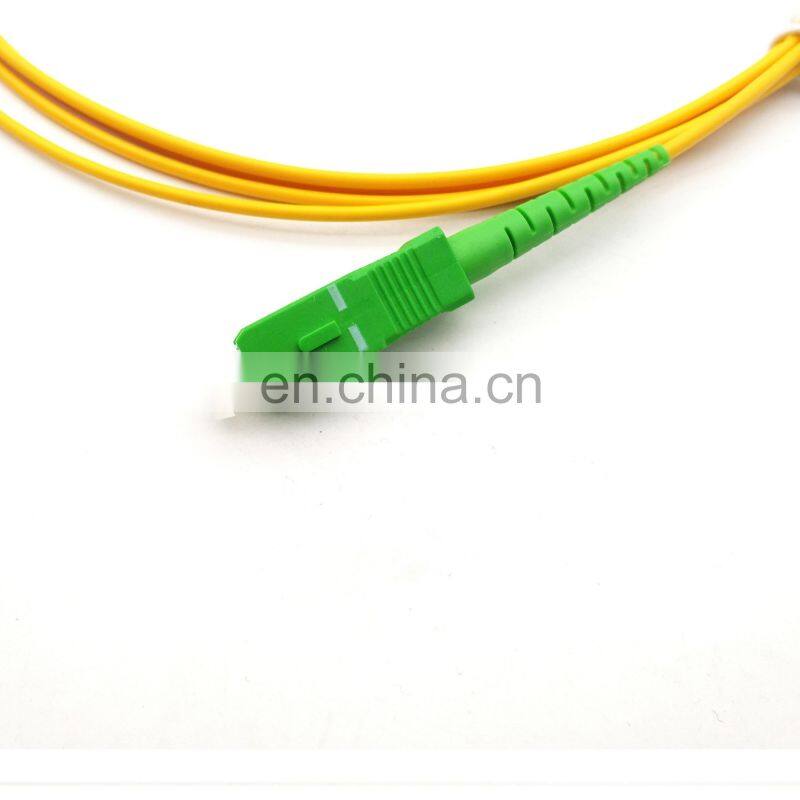 SC APC Simplex Single mode 3.0mm G652D PVC Fiber Optic Patch cord Fiber Jumper sc/apc Pigtail 3. 0mm roll fiber optic sc apc