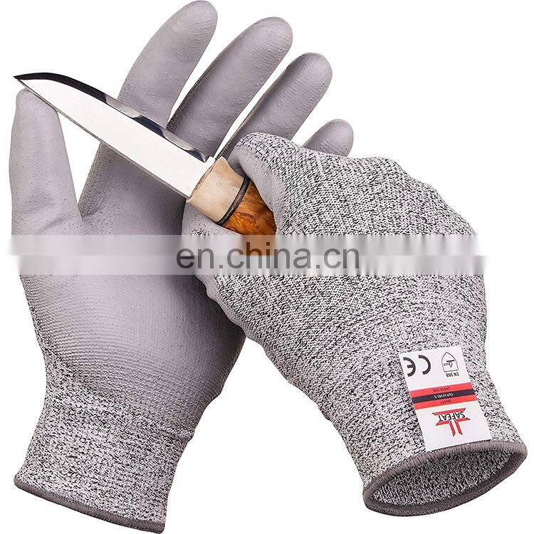 Antistatic ESD Carbon PU Palm Fit Gloves