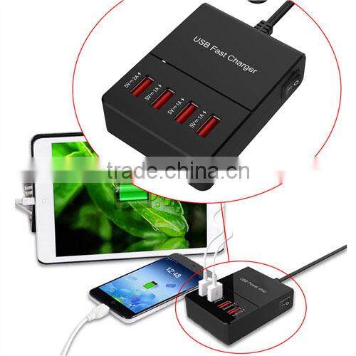 manufacturing 4 usb ports small portable hideaway surface outlet
