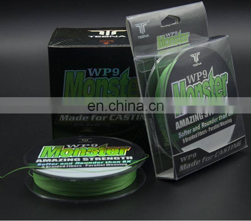 100m Per Spool Super Strong PE 9 Weaves Stands Braided Fishing Line