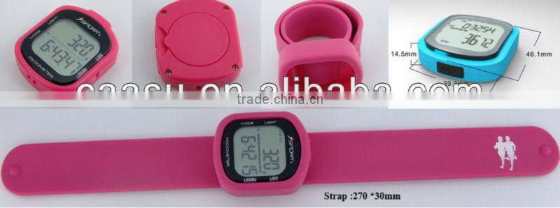 Calorie Counter Silicone Sport Wrist Bracelet Watch