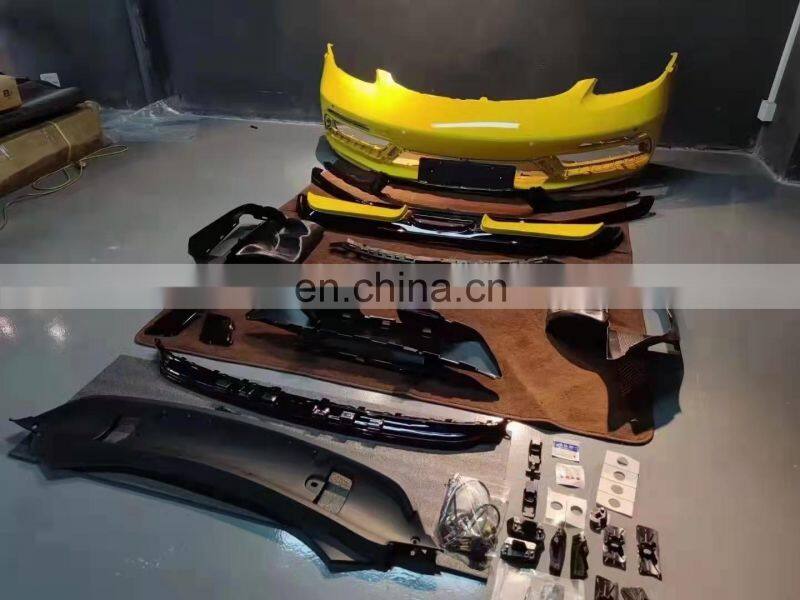 Runde Top Ranking Quality PP Material For Porsche 718 Boxster Upgrade GTS Style Front Bumper Front Rear Lip Body Kit