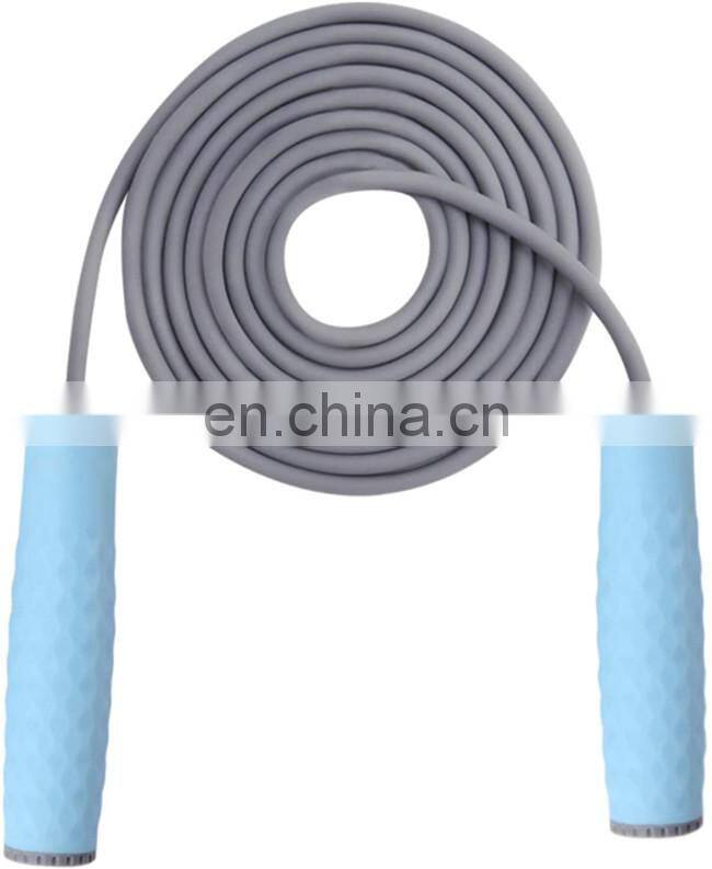 Professional Adjustable weighted Jump Rope with Aluminum Alloy Handle and Silicone Handle Coat