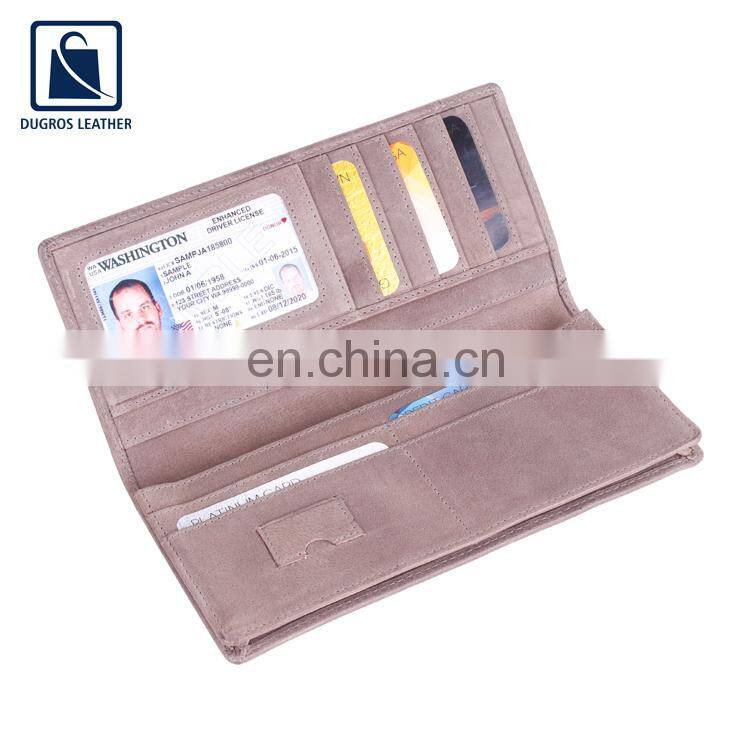 Chairman Lining Hot Selling Stylish Fashion Designer Genuine Leather Wallet for Men