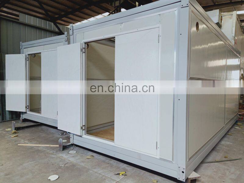 Decorated Folding Container House With Air Conditioner And Sanitary Fittings