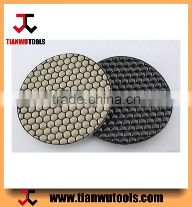 Dry polishing pad Wet polishing pad Resin polishing pad