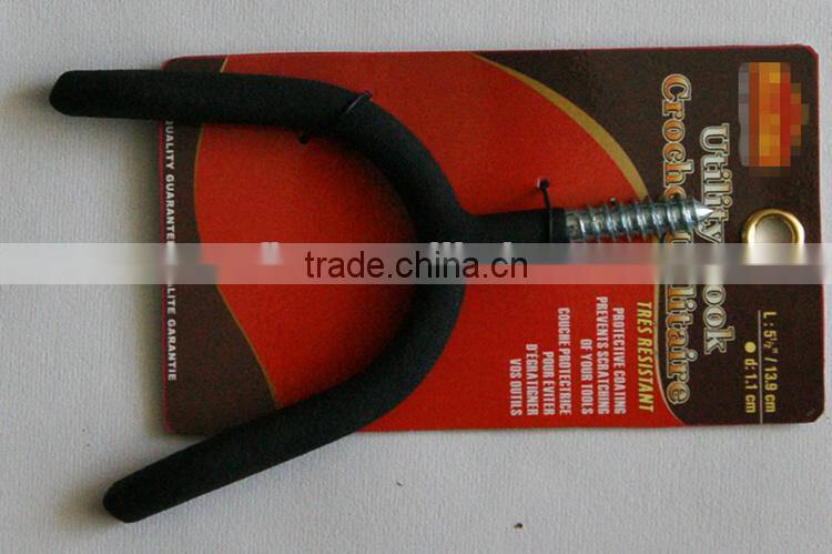 Utility steel metal hooks dip coating PVC coating NEW PROMOTIONAL