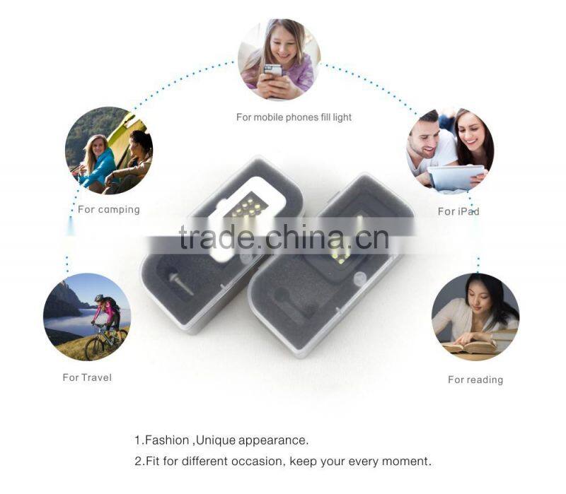 Hot sale selfie speedlite led flash light mobile phone flashing light for andriod phones, ios phones