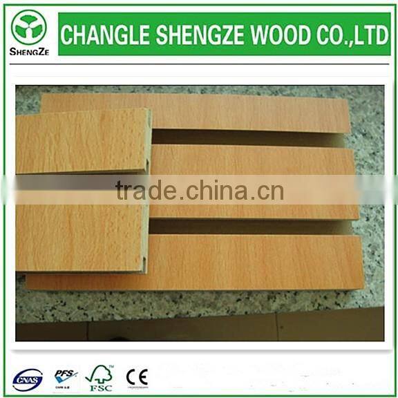 MDF slatwall/ slotboard 18mm