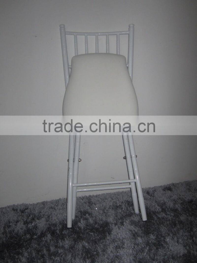 Wholesale Portable Folding Padded White Chiavari Chair