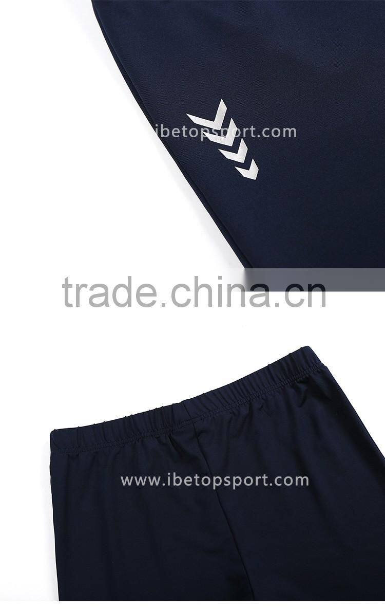 China Popular custom soccer short screen silk printing logo football short