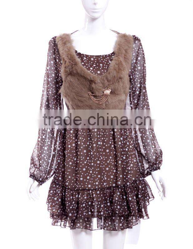 100 polyester printed aolisha/rose printed fabric/polyester chiffon for woman summer dress fabric