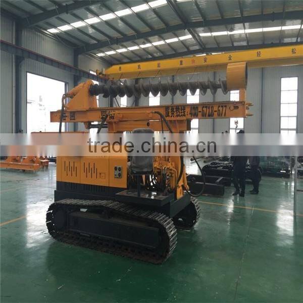 HWD - 300 crawler type 3 meters spiral pile driver photovoltaic (pv) driver