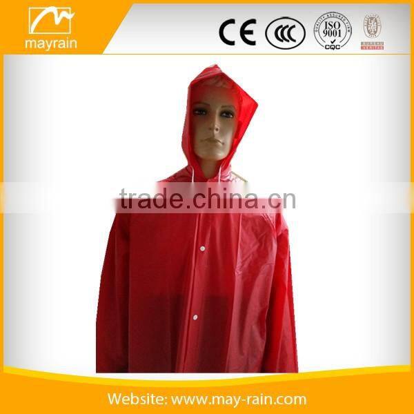 high quality outdoor pvc raincoat