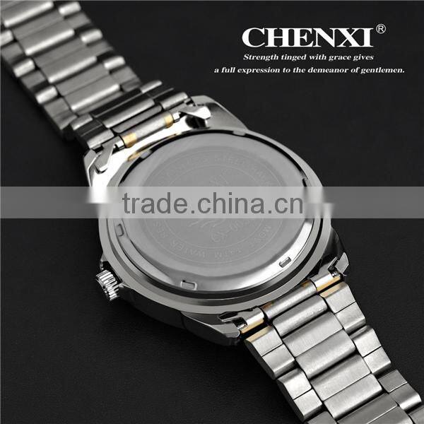 2016 Chenxi Trendy Brand Stainless Steel Men Watches for Sport