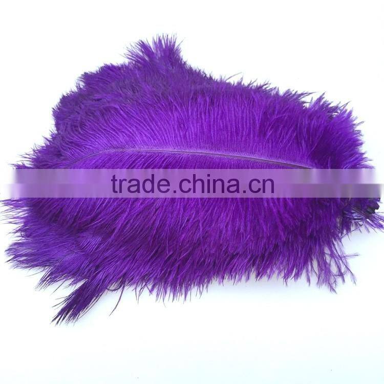 Dark Purple Large Party Centerpiece Wedding dyed Ostrich Feather carnival feathers plumes For hats, dresses