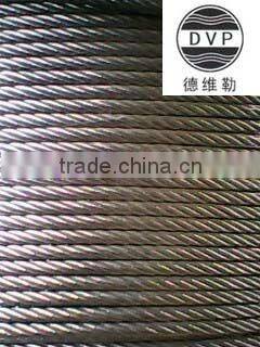 7x7 7x19 1x19 1x7 19x7 4x31SW+FC flexible galvanized steel wire rope