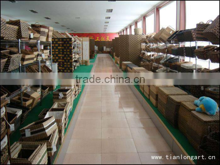 Cheap decorative handmade woven recycled paper basket