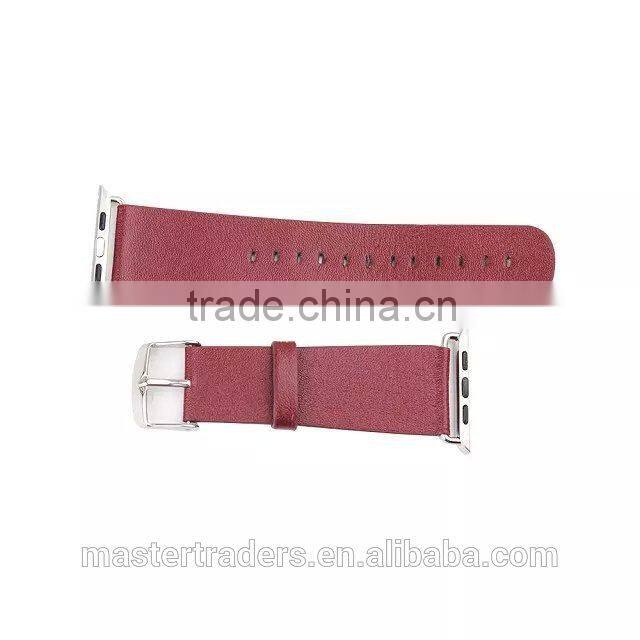 Cheap Colorful PU Leather Watch Band Wrist Strap For 42MM Apple Watch MT-3565