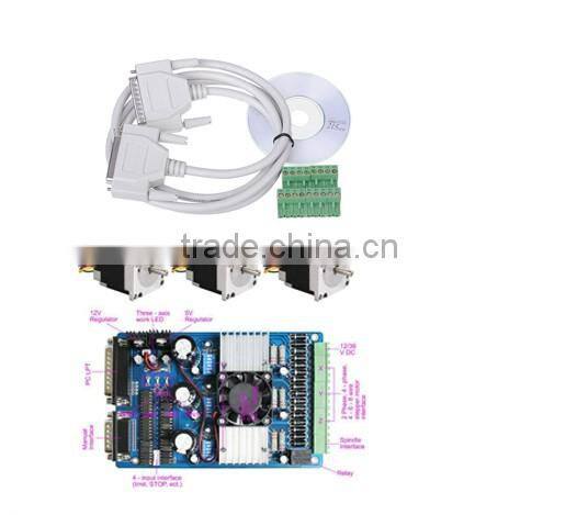Wholesale CNC Kit 3 Axis+3* NEMA 23 Stepper Motor ,china manufacture,CE and ISO ,good quality and best price
