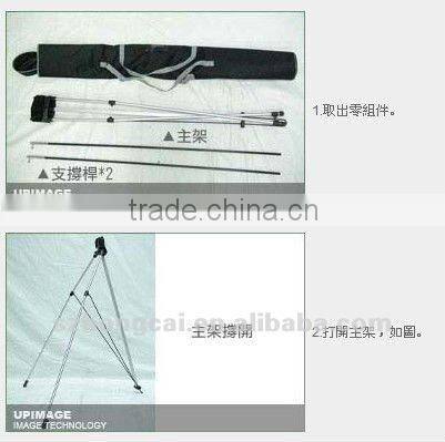 Good quality underground advertising X banner stand