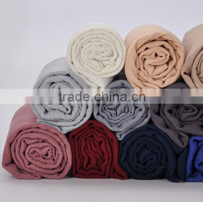 Multi Color Hot-selling Fashion Women Modal silk Scarf Muslim Head Wrap Hijab Long Solid Islamic Jersey Scarf Wholesale online